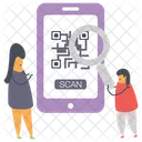 Mobile Qr Code Quick Response Code Barcode Icon