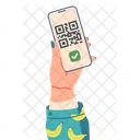 Zahlung per QR-Code  Symbol