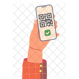 Zahlung per QR-Code  Symbol