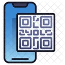 모바일 Qr 코드 스캔 모바일 아이콘