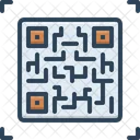 Qr 코드 액세스 Qr 코드 기술 아이콘