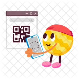 QR Scan  Icon