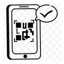 Qr Scan Checkmark Scanner Icon