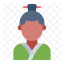 Qu Yuan Chinese People Icon
