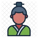 Qu Yuan Chinese People Icon