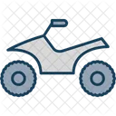 Fahrrad Fahrzeug ATV Symbol