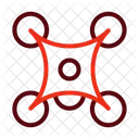 Quadcopter Drone Camera Icon