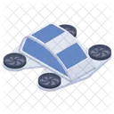 Quadcopter Quadrotor Flying Drone Icon