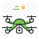 Quadcopter Drone Aircraft Icon