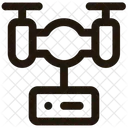 Quadcopter Drone Camera Icon