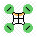 Quadcopter Drone Robot Icon