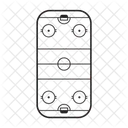 Quadra De Hoquei No Gelo Gelo Hoquei No Gelo Ícone