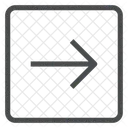 Seta Para A Direita Seta De Direcao Direcao Ícone