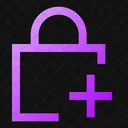 Square Lock Add Adicionar Cadeado Bloqueio Ícone