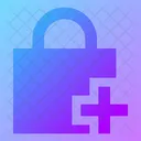 Square Lock Add Adicionar Cadeado Bloqueio Ícone