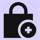 Square Lock Add Adicionar Cadeado Bloqueio Ícone