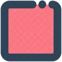 Zeichen Quadrat Feld Icon