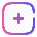 Add Square Plus Einkaufen Symbol