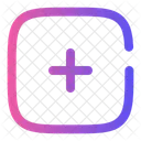Add Square Plus Einkaufen Symbol