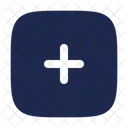 Add Square Plus Einkaufen Symbol