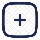 Add Square Plus Einkaufen Symbol