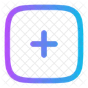 Add Square Plus Einkaufen Symbol