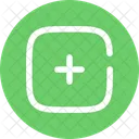 Add Square Plus Einkaufen Symbol