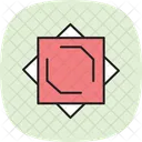 Quadrat Werkzeug Mass Icon