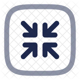 Quadrat minimieren-  Symbol