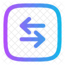 Quadratisch Sortiert Horizontal Symbol