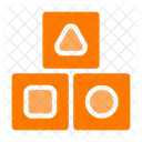 Blocke Stapel Einfach Symbol