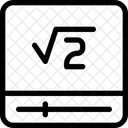 Quadratischer Monitor  Symbol