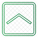 Quadratischer Pfeil nach oben  Symbol