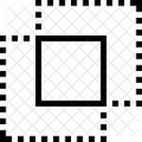 Zusammengesetzter Quadratischer Punkt Von Interesse Quadrat Symbol