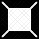 Quadratischer Rahmen  Symbol