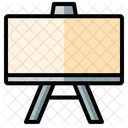 Quadro Branco Projecao Educacional Ícone