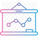 Grafico De Quadro Branco Quadro Branco Apresentacao Ícone