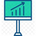 Apresentacao Grafico De Crescimento Grafico Ícone