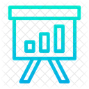 Grafico De Barras Relatorio Reuniao Ícone