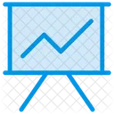 Apresentacao Estatistica Grafico Ícone
