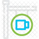 Placa de cafeteria  Ícone
