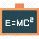 Quadro Negro Emc Formula Ícone