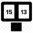 Tabellone Segnapunti Digitale Punteggi Delle Squadre Scorecard Icon