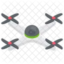 Quadrocopter Drohne Flugzeug Icon