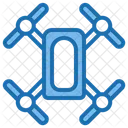 Quadrocopter Drohne KI Symbol