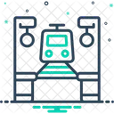 Plates Formes Nombre Chemin De Fer Icône