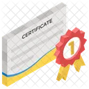 Award Certificate Certificate Deed Icon