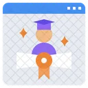 Qualification Contract Certificate Icon