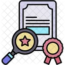 Qualification Research Credentials Expertise Icon
