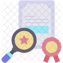 Qualification Research Credentials Expertise Icon